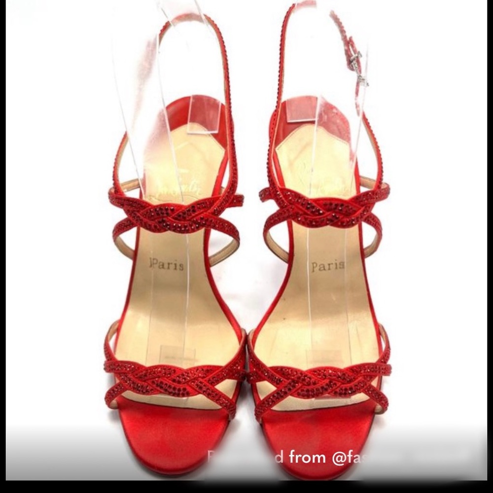 Christian Louboutin ,high heels ,red color